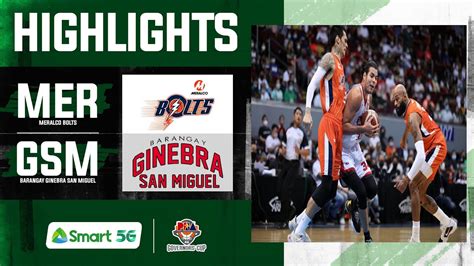 MERALCO def. GINEBRA Finals Game 6 .